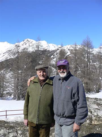 Pino and Julio at Mota, Italy